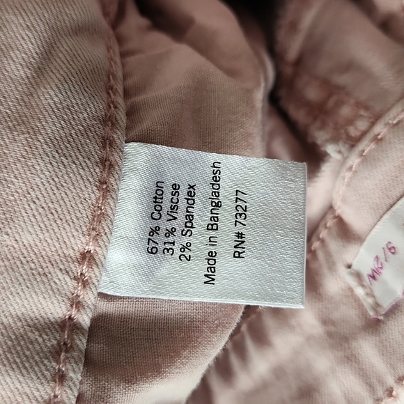 SO Juniors size 9 Light Pink High Rise Jeggings - Picture 7 of 7